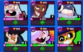 Conta Brawl Stars 19.000 troféus
