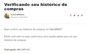 Conta de LOL e Valorant cheio de skins