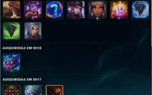 Conta de League of Legends Ouro 2 barata
