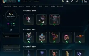 Conta Season 1 - Master há várias seasons com 804 Skins