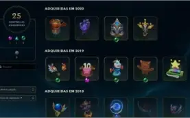 Conta level 370 grão mestre flex 339 skins