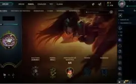 CONTA LOL LVL 34 BRONZE, TEMPORADA PASSADA GOLD