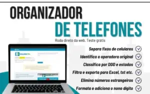 ValidaTel - Validador e organizador de telefones