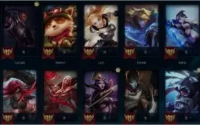 Conta Lol Platina 3 com todos os champions e 72 skins!