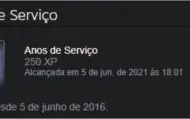 Conta Steam com CSGO prime e medalhas RARAS