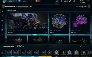 Conta Lol Com O Passe Do Mundial 129 Champs, 58 Skins