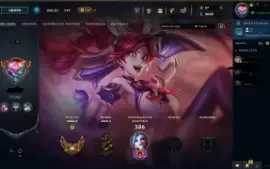 Conta Lol Com O Passe Do Mundial 129 Champs, 58 Skins
