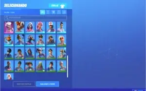 Conta de Fortnite > Siga as prints