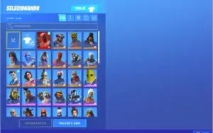 Conta de Fortnite > Siga as prints