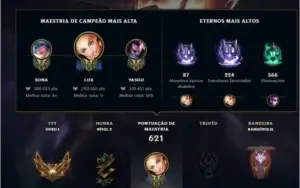 CONTA LOL COM 166 SKINS - LEVEL 325 - UNRANKED
