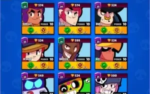Conta de Brawl stars top! Todos os passes,muitas skins