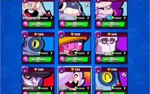 Conta de Brawl stars top! Todos os passes,muitas skins