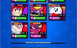 Conta de Brawl stars top! Todos os passes,muitas skins
