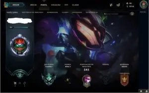Conta LOL 400 skins ultra raras