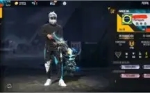 conta free fire lvl 69 calça angelical gel do halloween 2018