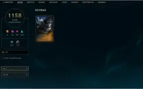 CONTA LOL 1158 SKINS COM PAX TF (PLAT 2 - MMR D2/D3)