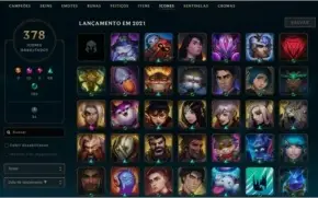 CONTA LOL 1158 SKINS COM PAX TF (PLAT 2 - MMR D2/D3)