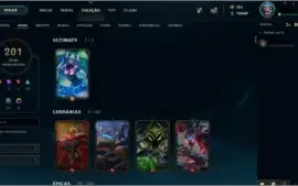 Conta LoL Ouro 5