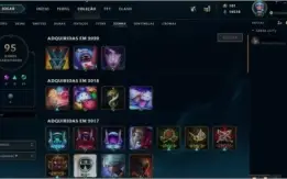 Conta LoL Ouro 5