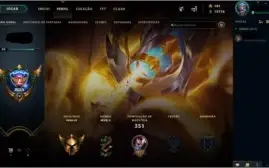 Conta LoL Ouro 5
