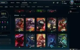 Conta LoL Ouro 5