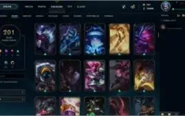 Conta LoL Ouro 5