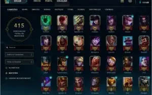 Conta League Of Legends Gold V / 50 Skins / Todos Campeões