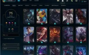 CONTA 111 GOLD 2, 82 CAMPEÕES, 75 SKINS 1 PRESTÍGIO