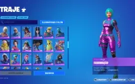 Conta fortnite com muitas skin , wonder, minty, ikonik