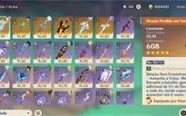 XIAO+SHOGUN RAIDEN+YAE MIKO+LANÇA PRIMITIVA DE JADE E MAIS