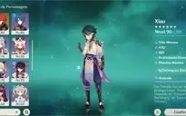 XIAO+SHOGUN RAIDEN+YAE MIKO+LANÇA PRIMITIVA DE JADE E MAIS