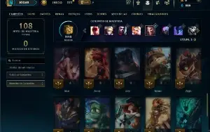 Esmeralda 4 com 40 Champs e 14 Skins