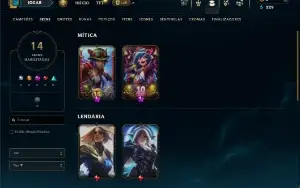 Esmeralda 4 com 40 Champs e 14 Skins