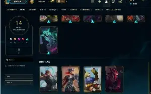 Esmeralda 4 com 40 Champs e 14 Skins