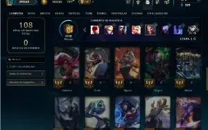 Esmeralda 4 com 40 Champs e 14 Skins