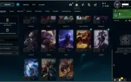 Conta prata II, 23 herois, mid-top laner.