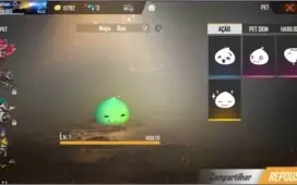 Conta Lv60 Free Fire bem gemada