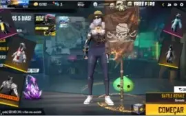 Conta Lv60 Free Fire bem gemada