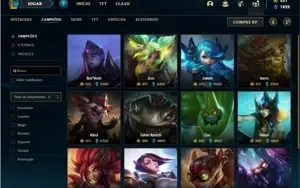 Conta Platina 1 com 150 Champs e 141 Skins + 1 Prestigio