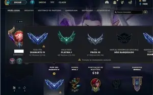 Conta Platina 1 com 150 Champs e 141 Skins + 1 Prestigio