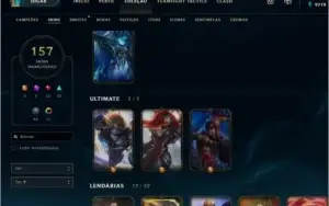 Conta League of Legends 156 Skins