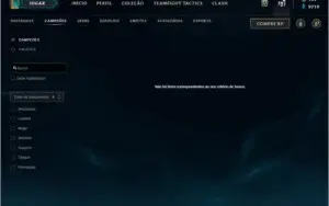 Conta League of Legends 156 Skins