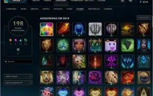 Conta League of Legends 156 Skins