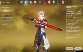 GENSHIN IMPACT - AR41 - GANYU + ALBEDO + KEQING + HARPA