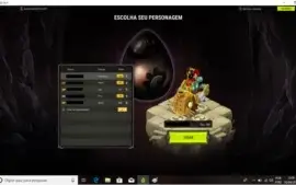 Personagens no servidor Ilyzaelle e Crocabulia