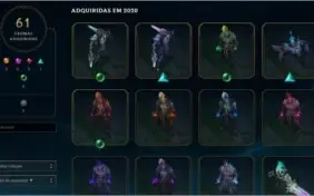 Conta / League of Legends / 224 Skins / Level 225+