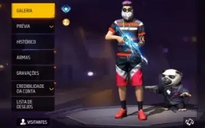 Conta De Free Fire Nível 59, Gemada E Barata!!