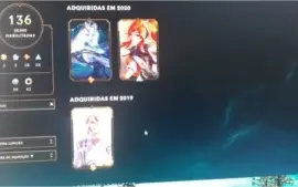 conta gold 4 com 136 SKINS