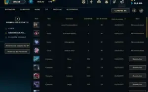 Conta Mestre com 22 Champs e 1 Skin (68% de win rate)