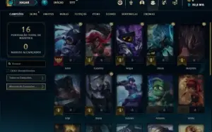 Conta Mestre com 22 Champs e 1 Skin (68% de win rate)
